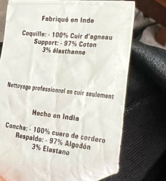 joe’s leather skin black w26 pants - Picture 9 of 9